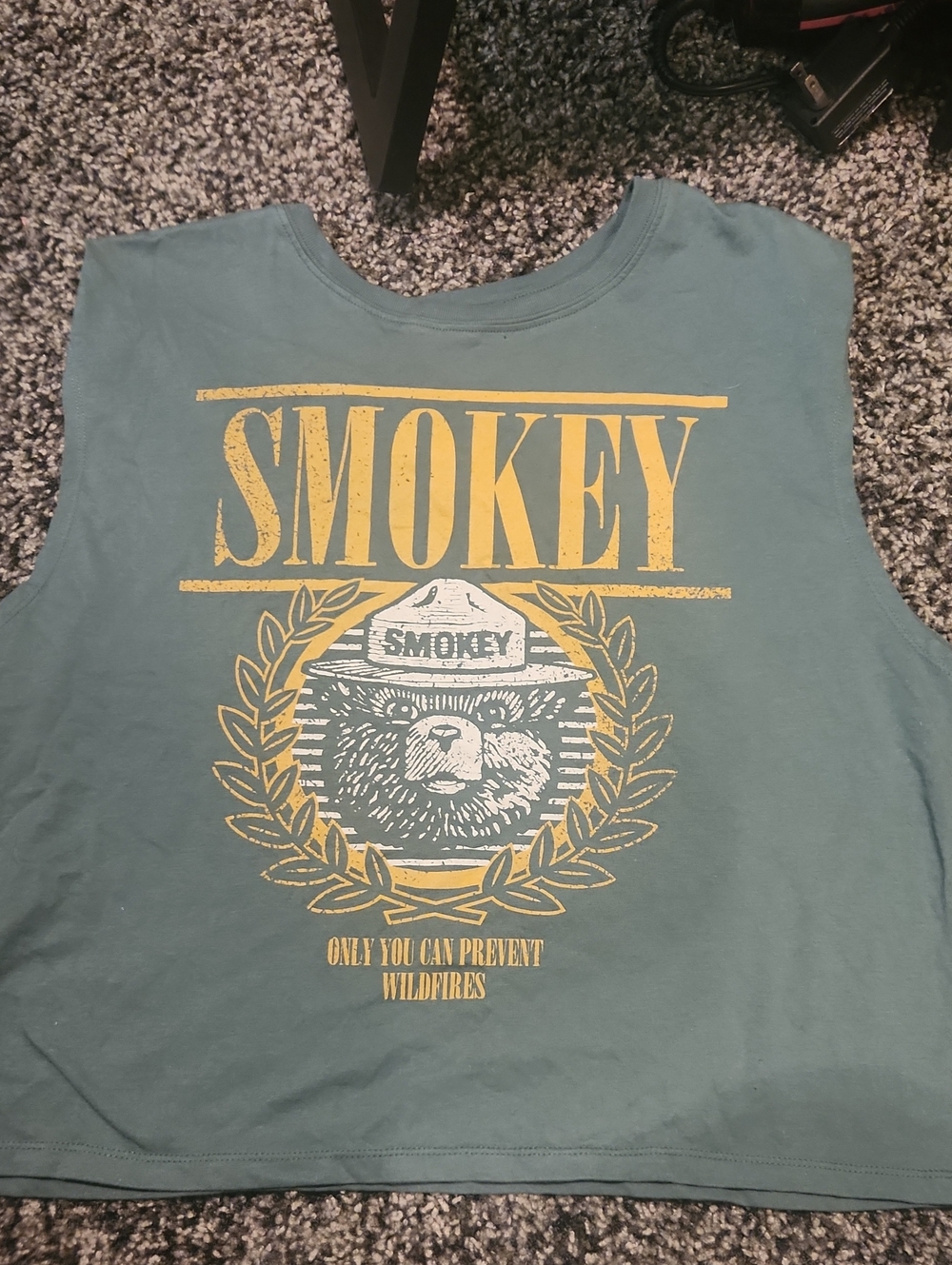 Smokey The Bear Cut Off Tank